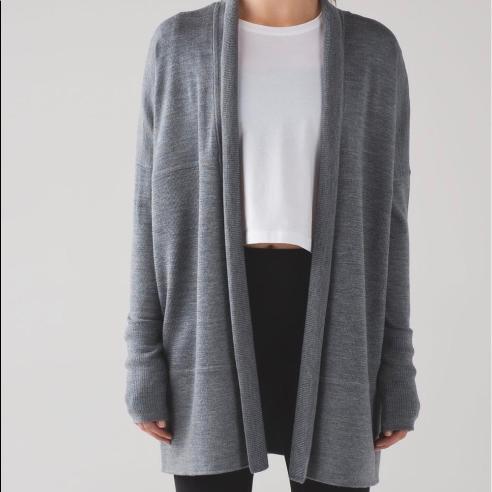 Lululemon Sit in Lotus Wrap Sweater